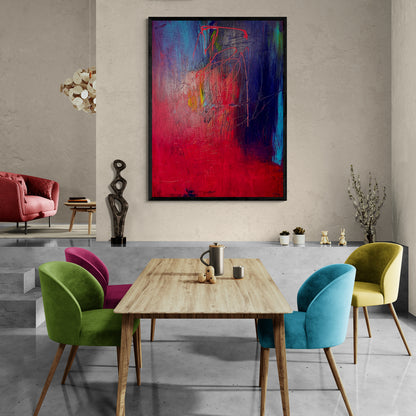 Original Kunstwerk: &quot;Seelen-Orgasmus 2&quot;, 90*120 cm