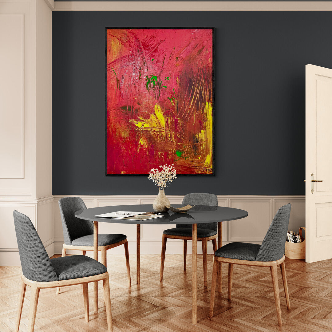 Original Kunstwerk: &quot;Seelenorgasmus Nr. 1&quot;, 90*120 cm