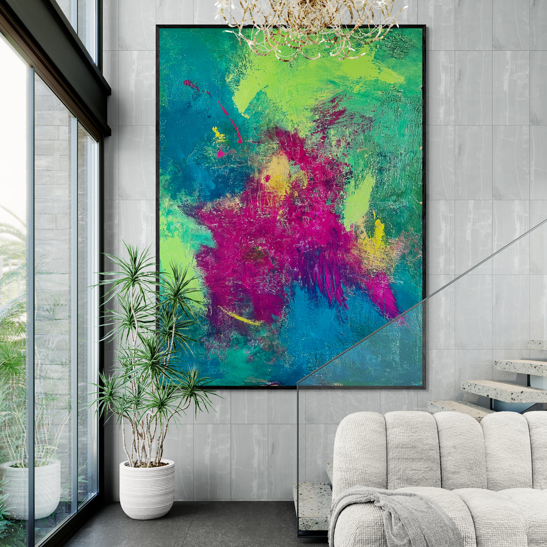 Original Kunstwerk: &quot;Die unendliche Intelligenz des großen Geistes“ 150 x 200 cm