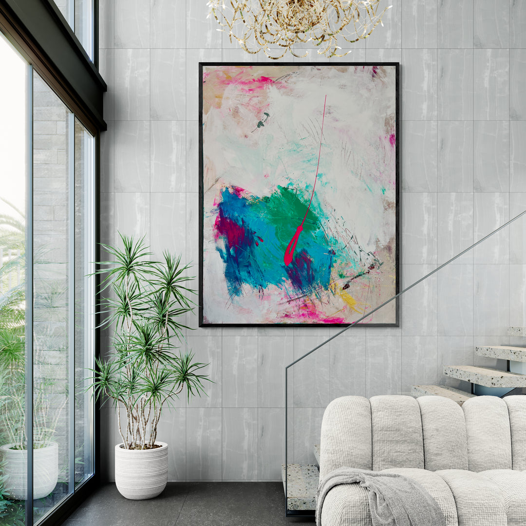 Original Kunstwerk: &quot;Explodierende Freiheit“ 90*120 cm