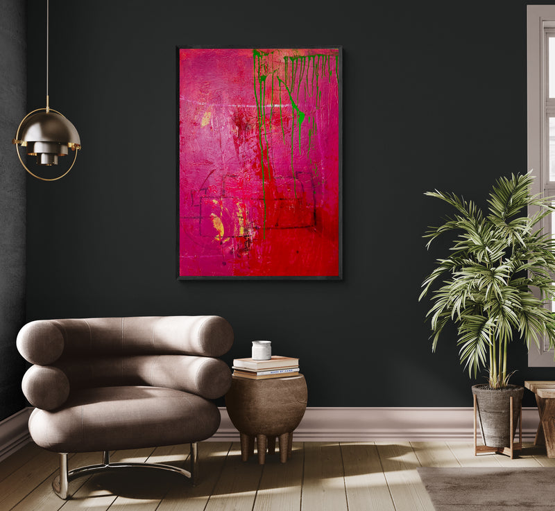 Original Kunstwerk: &quot;Freudenrausch&quot;, 70*100 cm