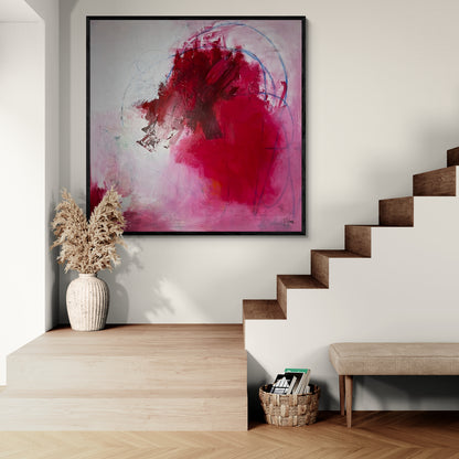 Artwork &quot;Heart Energy&quot; - Premium canvas print, limited to 10 pieces