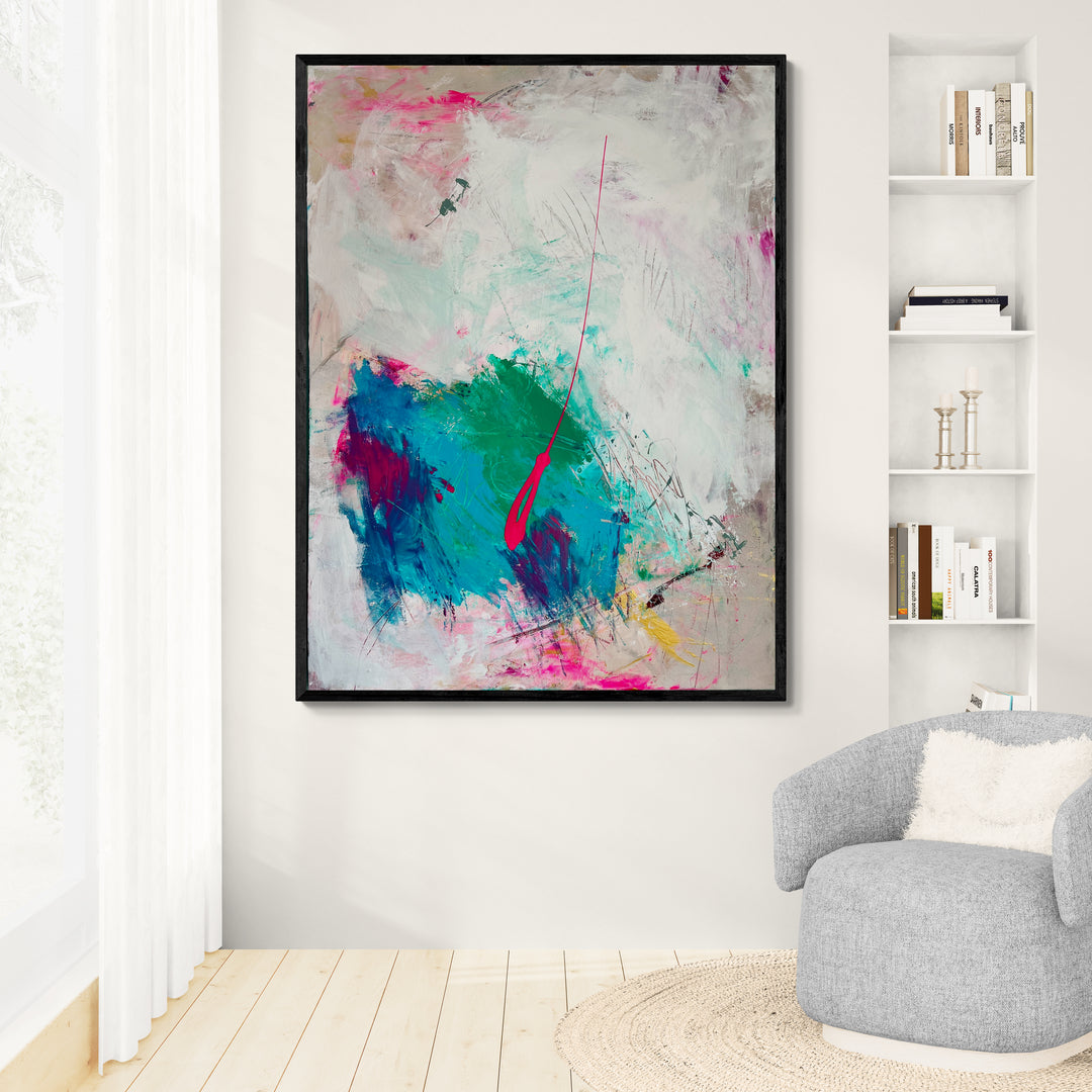 Original Kunstwerk: &quot;Explodierende Freiheit“ 90*120 cm