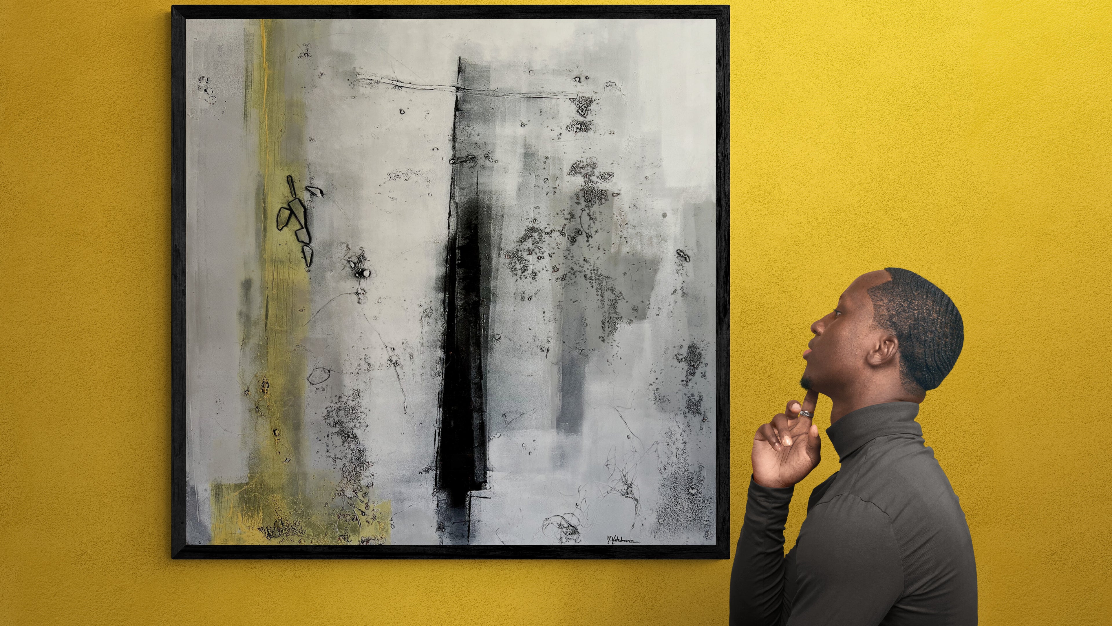 2 artworks &quot;Instinct 1 &amp;amp; 2&quot; - Exclusive originals, each 100 x 100 cm