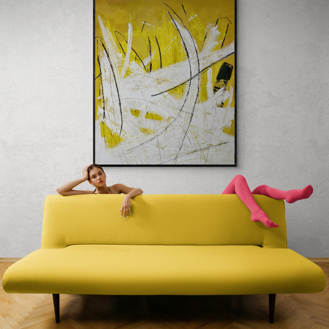 * Sonder-Abverkauf * Original Kunstwerk  &quot;Glücks-Explosion&quot;, 90*140 cm